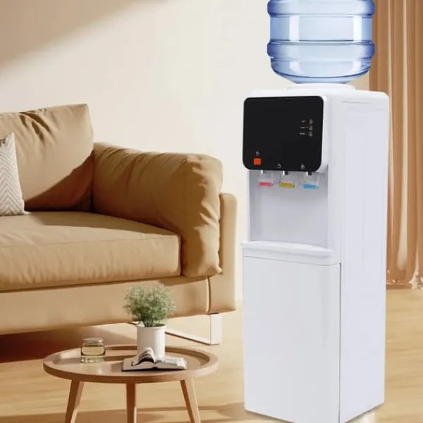 Vandkølere>Vanddispenser - Bordmodel - Varm & Kold 220 V - Til Hjem & Kontor - Kompakt - Hvid