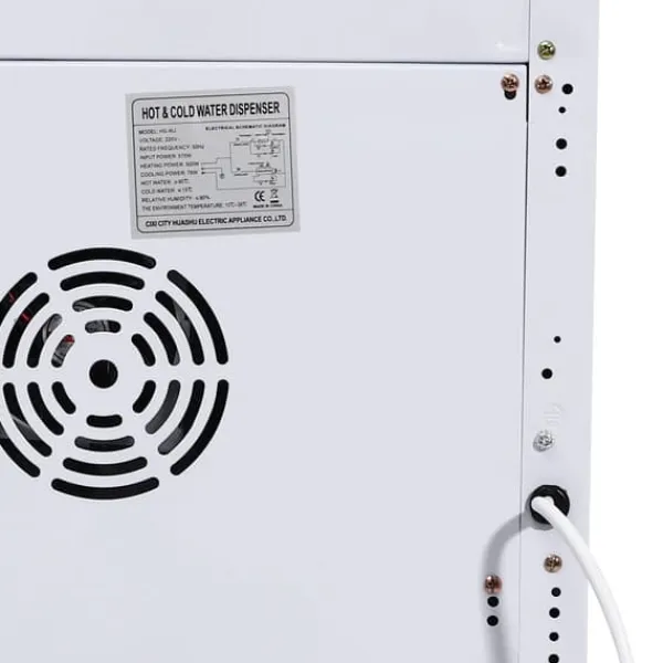 Vandkølere>Vanddispenser - Bordmodel - Varm & Kold 220 V - Til Hjem & Kontor - Kompakt - Hvid