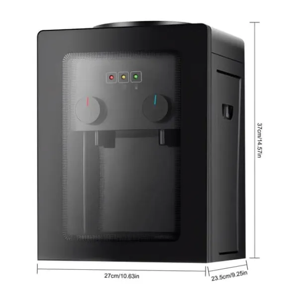 Vanddispenser - Bordmodel - Varmt/Koldt Vand - Spænding 220V 50Hz - 550W Opvarmning, 75W Køling - Flow 4 L/t ≥90°C, 1 L/t ≤15°C - Sort Discount