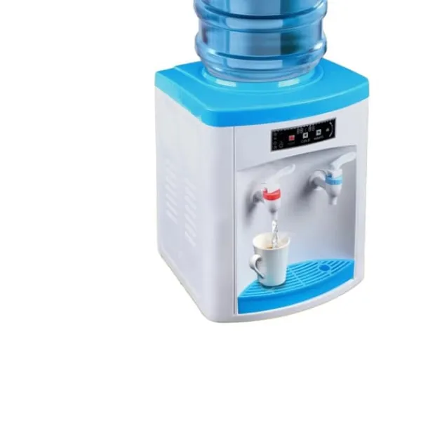 Vandkølere>Vanddispenser, Effekt 550W, Varmt vand 90℃, Koldt vand 8℃, Spænding 220V, Dimensioner 25,5*23,5*33 cm
