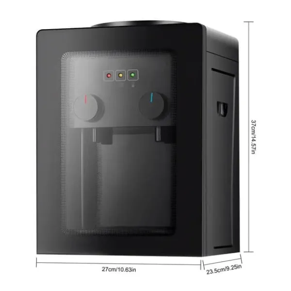 Vandkølere>Vanddispenser, Hurtigopvarmningsfunktion, Nem at Rengøre Design,sort