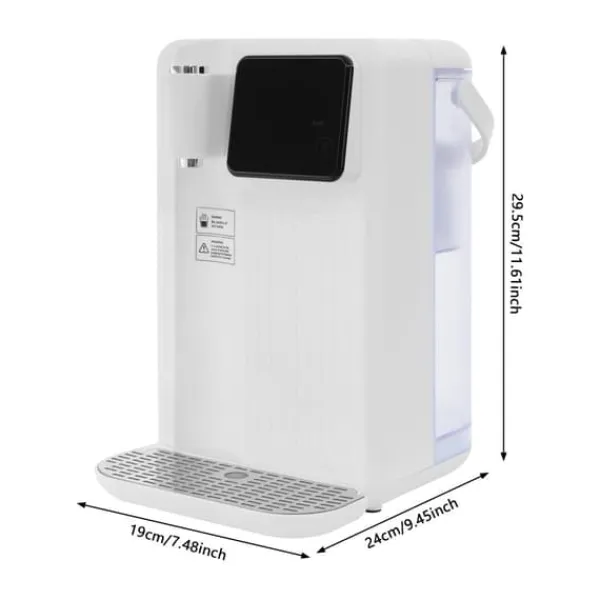 Vandkølere>Vanddispenser, 3L kapacitet, 2200W effekt, 220V spænding, LED-display, justerbar temperatur