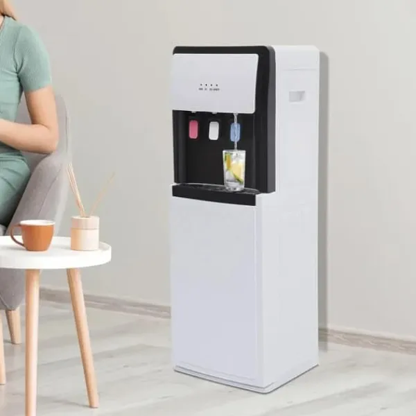 Vanddispenser, 220V, 500W varmt vand, 90W koldt vand, 5L/H varm kapacitet, gulvstående Best
