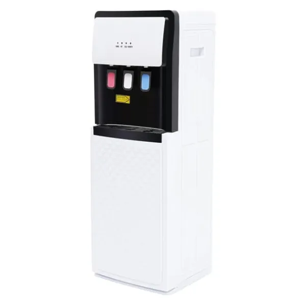 Vanddispenser, varme- og kolde muligheder, bundlæsning design,L, HVID Hot
