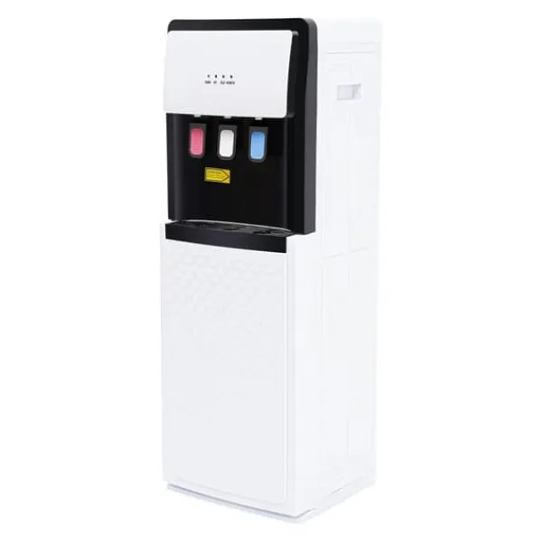 Vanddispenser, varme- og kolde muligheder, bundlæsning design,L, HVID Hot