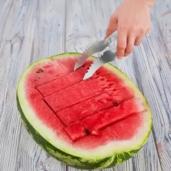 Skeer & Skovle>Vandmelonskæremaskine i stål 3,5x21 cm
