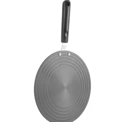 Varmediffuser Kogeplade fortykket 4mm aluminiumslegering Reducer Flame Komfur Varmeplade Køkkentilbehør med håndtag 28cm Discount