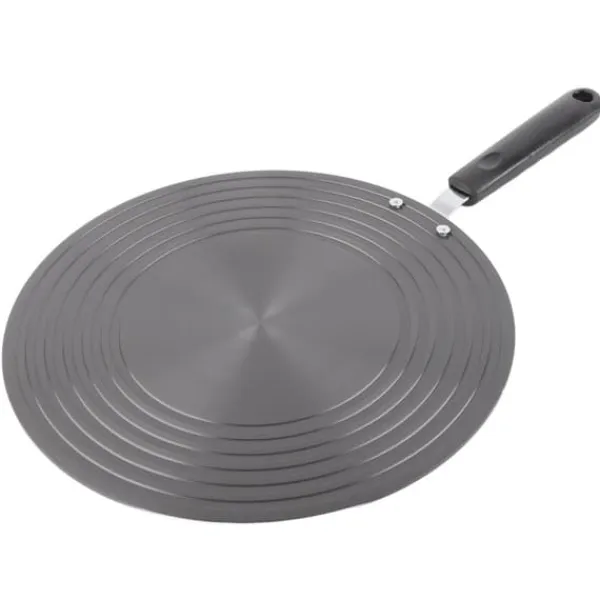 Varmeledningsplade til madlavning med håndtag 6 mm varmespredningsplade af aluminiumslegering til optøning af mad 28 cm / 11 tommer Hot