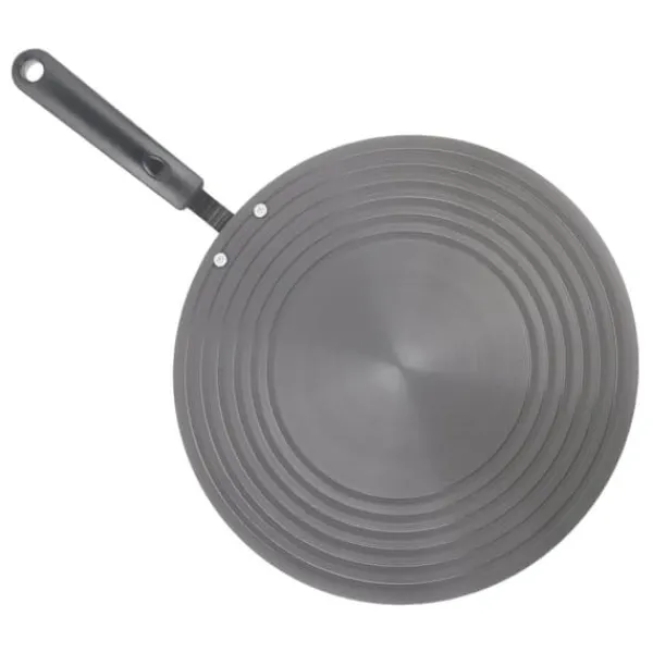 Varmeledningsplade til madlavning med håndtag 6 mm varmespredningsplade af aluminiumslegering til optøning af mad 28 cm / 11 tommer Hot