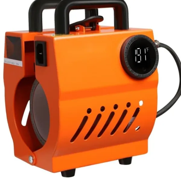 Kopvarmer>Varmepresser Mini Cup DIY Sublimationmaskine til 11-15 oz krus. Håndholdt, letvægts presser - perfekt som julegave!