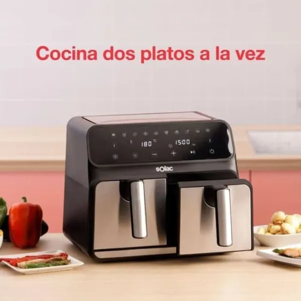 Varmluftsfrituregryde Solac FA1520 Sort 1700 W 8 L Online