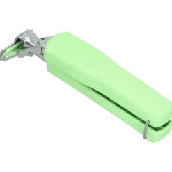 Varmt Skålgrebstang Skridsikker Rustfrit Stål Anti-Skoldning Tallerkenklemme Holder (Grøn)