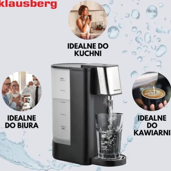 Varmtvandsdispenser fordeler 2,5L KLAUSBERG KB-7877 Best