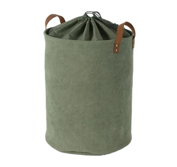 Vasketøjskurv LIDO LEO D38xH48cm, grøn Best