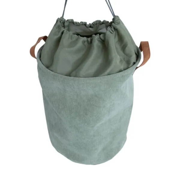 Vasketøjskurv LIDO LEO D38xH48cm, grøn Best