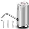 Vattendispenser ABS Elektrisk USB Intelligent Kvantitativ Spray Lack Dryckspump för utomhusbruk Silvery