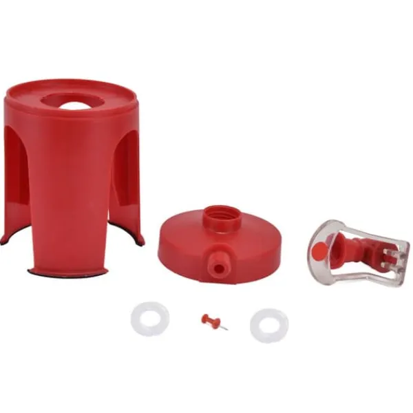 Vattendispenser Mini Automatisk Röd Uppochner Dryck Fontän för Hemresor Camping Vatten Soda Dryck Outlet