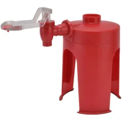 Vattendispenser Mini Automatisk Röd Uppochner Dryck Fontän för Hemresor Camping Vatten Soda Dryck Outlet