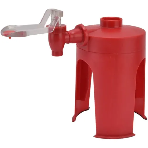 Vattendispenser Mini Automatisk Röd Uppochner Dryck Fontän för Hemresor Camping Vatten Soda Dryck Outlet