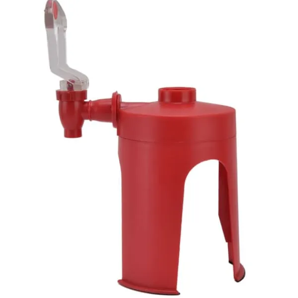 Vattendispenser Mini Automatisk Röd Uppochner Dryck Fontän för Hemresor Camping Vatten Soda Dryck Outlet