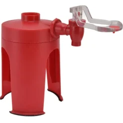 Vattendispenser Mini Automatisk Röd Uppochner Dryck Fontän för Hemresor Camping Vatten Soda Dryck Outlet