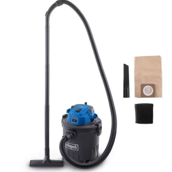 Grovstøvsugere>VC16 Våd- og tørstøvsuger - 1200 W - 16L plasttank - SCHEPPACH