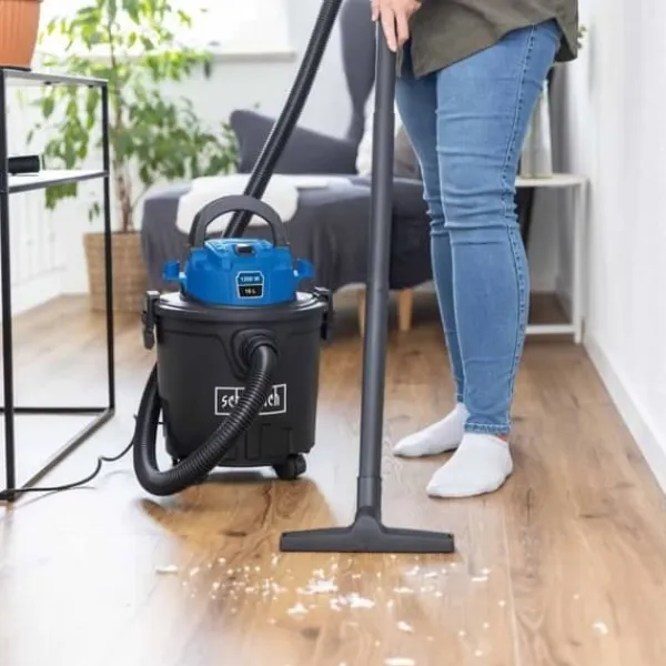 Grovstøvsugere>VC16 Våt- och torrdammsugare - 1200 W - 16L plasttank - SCHEPPACH