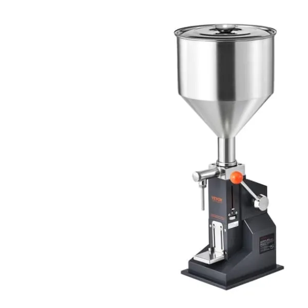 Drikkevareautomater>Vevor Manuel Flydende Fyldemaskine, Justerbar Hylde, 304 Rustfrit Stål Dyse,5-50 ml