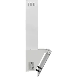 Væghængt emhætte 60 cm - Støjsvag og kraftig | Farve: Stål og hærdet glas | Størrelse: 60 cm Clearance