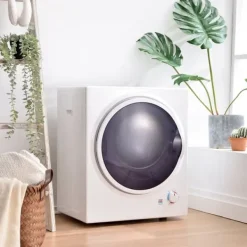 Væghængt tørretumbler 2,5 kg, 200 min timer, dobbeltfilter, PTC-keramik, rustfri, 65°C Clearance