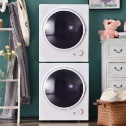 Væghængt tørretumbler 2,5 kg, 200 min timer, dobbeltfilter, PTC-keramik, rustfri, 65°C Clearance