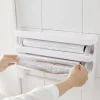 Vægholder til plastfolie/aluminiumsfolie og køkkenpapir