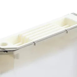 Vægmonteret knivholder ultratynd plastik installationsboks opbevaringsstativ til køkken grå Discount