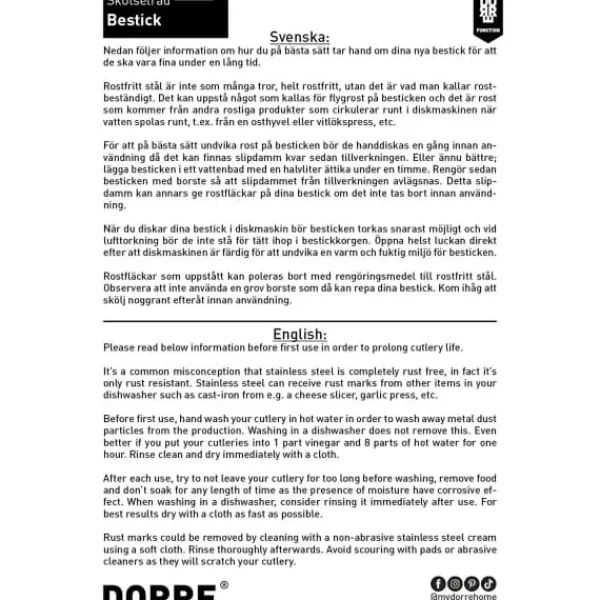 Dorre Bestik>Victoria Cutlery Set, 30 Pieces -