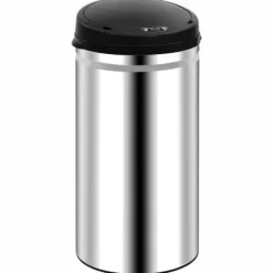 vidaXL affaldsspand med sensor 50 l rustfrit stål - Affaldsspande & papirkurve Online