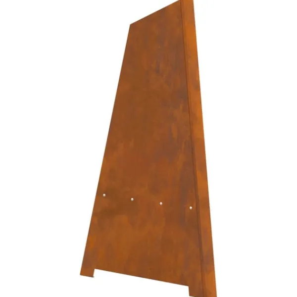 vidaXL Terrassevarmere>Bålsted Brun 50 x 50 x 95 cm Forvitret stål