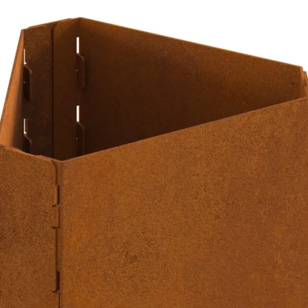 vidaXL Terrassevarmere>Bålsted Brun 50 x 43 x 52 cm Forvitret stål