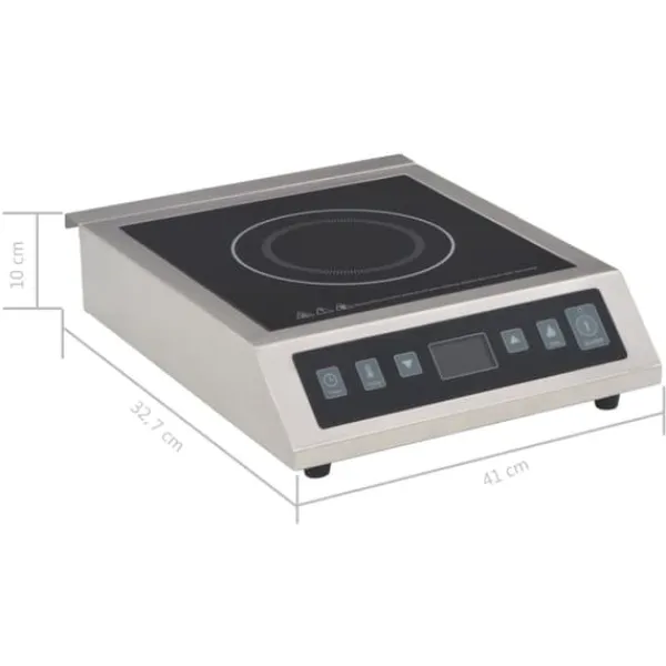 vidaXL elektrisk induktionskogeplade med touch-panel 3500 W - Varmeplader Sale