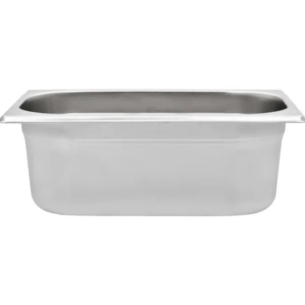 vidaXL gastronorm beholder 8 stk. GN 1/4 100 mm rustfrit stål - Varmebordspander Sale