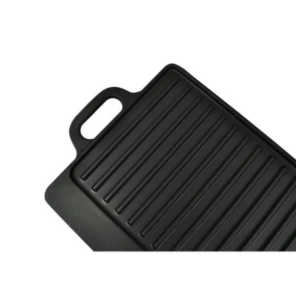 vidaXL Gryder, Stegepander Og Kasseroller>grillplade 50x23 cm vendbar støbejern - Grillplader & grillpander