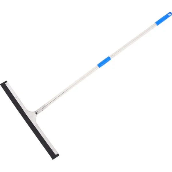 vidaXL gulvskraber 74,5x122,5 cm stål og gummi Discount