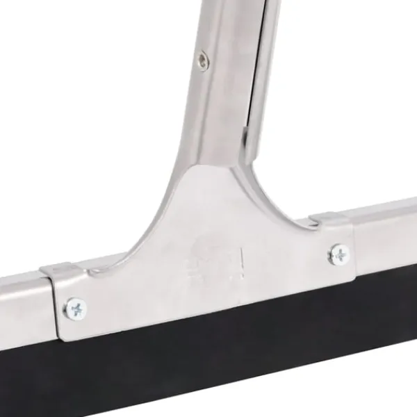 vidaXL gulvskraber 74,5x122,5 cm stål og gummi Discount