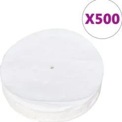 vidaXL hamburgerpresser med 500 mellemlægningspapirer 13 cm aluminium - Køkkenredskaber