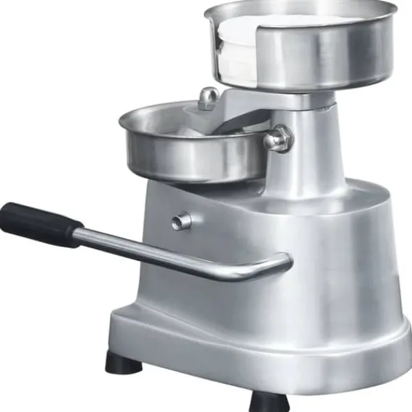 vidaXL hamburgerpresser med 500 mellemlægningspapirer 13 cm aluminium - Køkkenredskaber