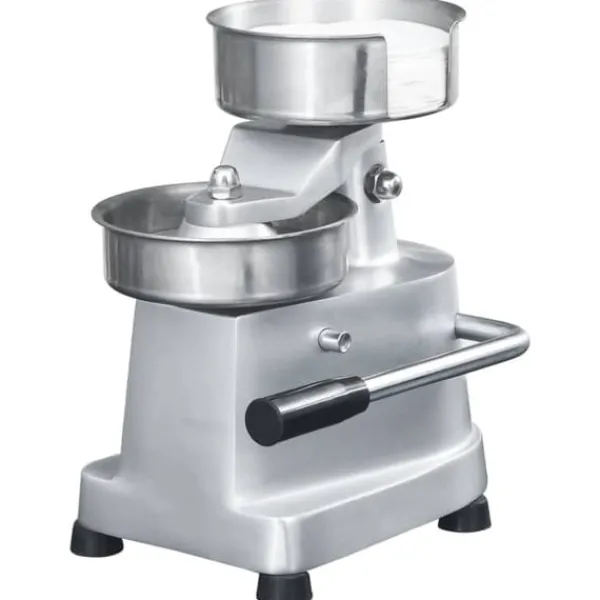 vidaXL hamburgerpresser med 500 mellemlægningspapirer 10 cm aluminium - Køkkenredskaber