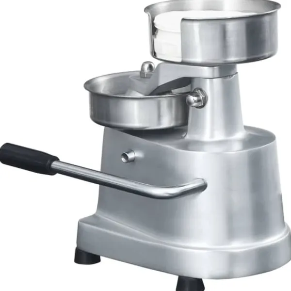 vidaXL hamburgerpresser med 500 mellemlægningspapirer 10 cm aluminium - Køkkenredskaber