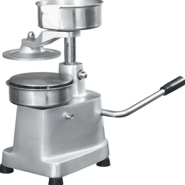 vidaXL hamburgerpresser med 500 mellemlægningspapirer 10 cm aluminium - Køkkenredskaber