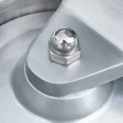 vidaXL hamburgerpresser med 500 mellemlægningspapirer 10 cm aluminium - Køkkenredskaber