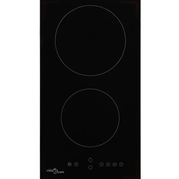 vidaXL keramisk kogeplade med 2 brændere Touch Control 3000 W - Kogeplader Best