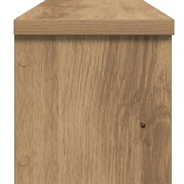 vidaXL Opbevaringskroge & Hylder>køkkenstativ kan stables 50x15x16 cm konstrueret træ kunsteg